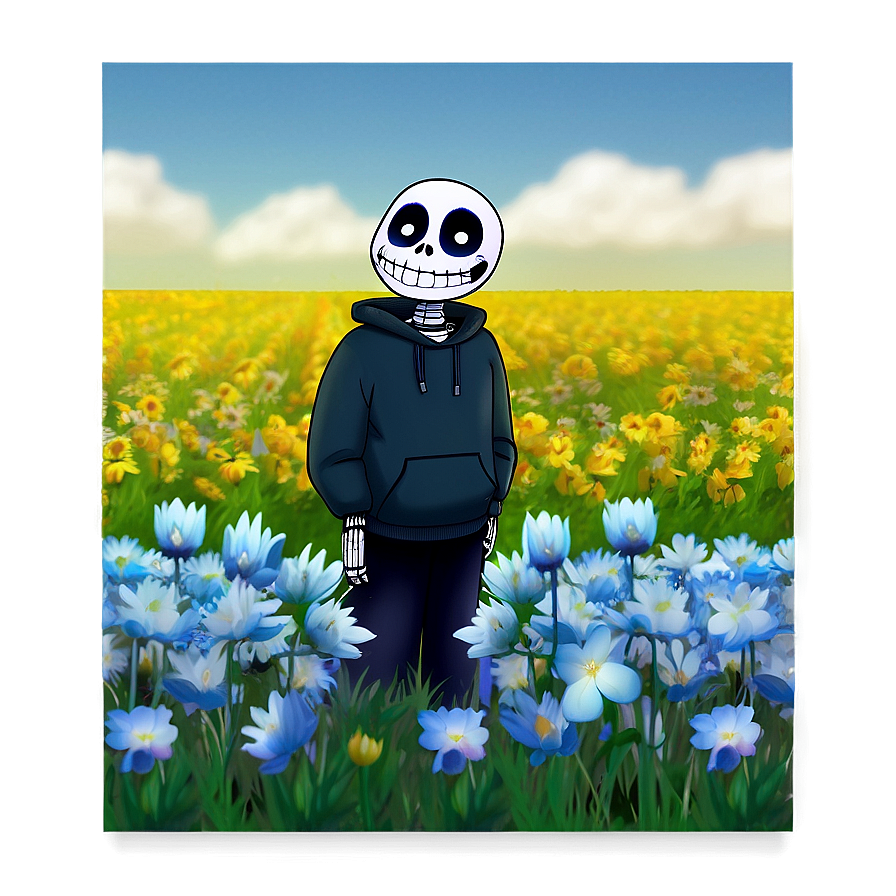 Download Sans In Echo Flowers Field Png 05212024 | Wallpapers.com