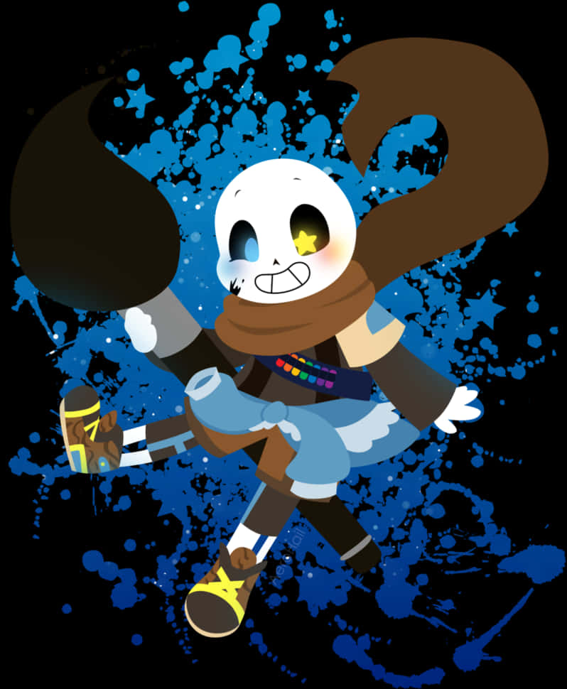 Download Sans Undertale Animated Character | Wallpapers.com