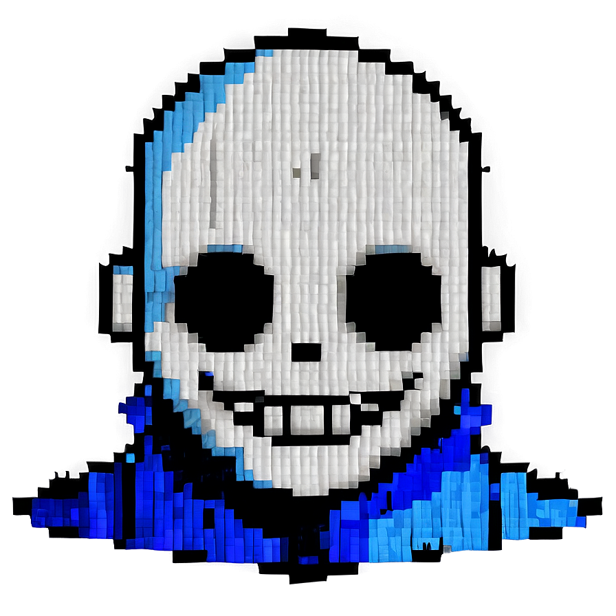 Download Sans Undertale Pixel Portrait Png 39 | Wallpapers.com