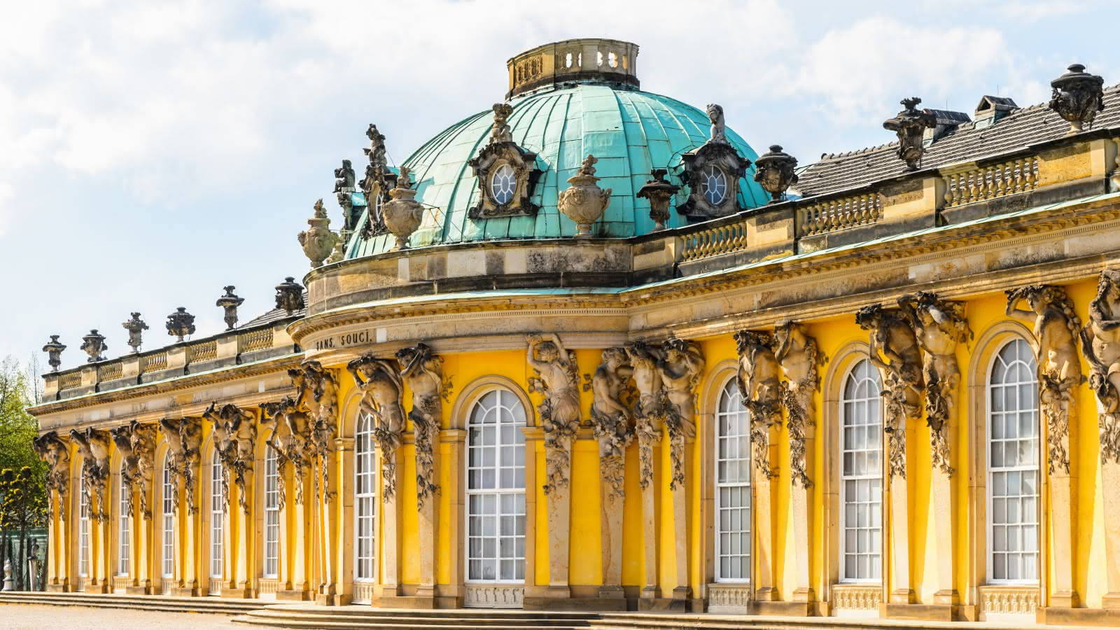 Sanssouci Palace Exterior In Potsdam Picture