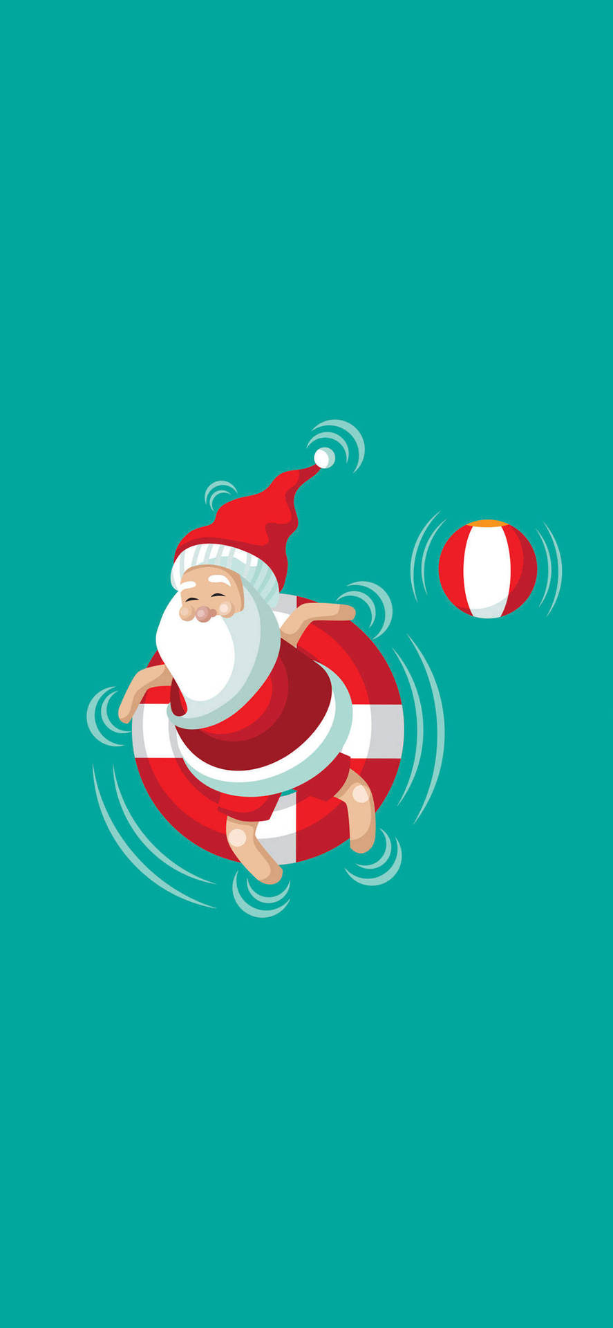 Santa Claus Aesthetic Christmas Iphone Wallpaper