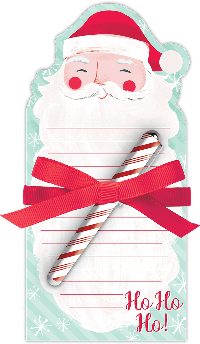 Santa Claus Beard Note Card PNG