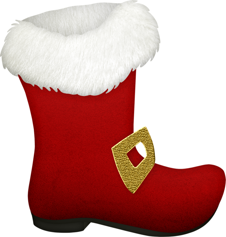 Santa Claus Boot Illustration PNG