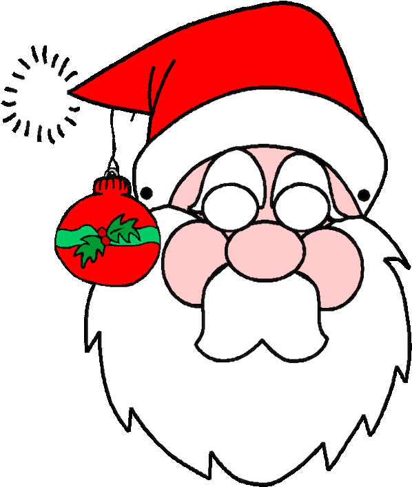 Santa Claus Cartoon Christmas Ornament PNG