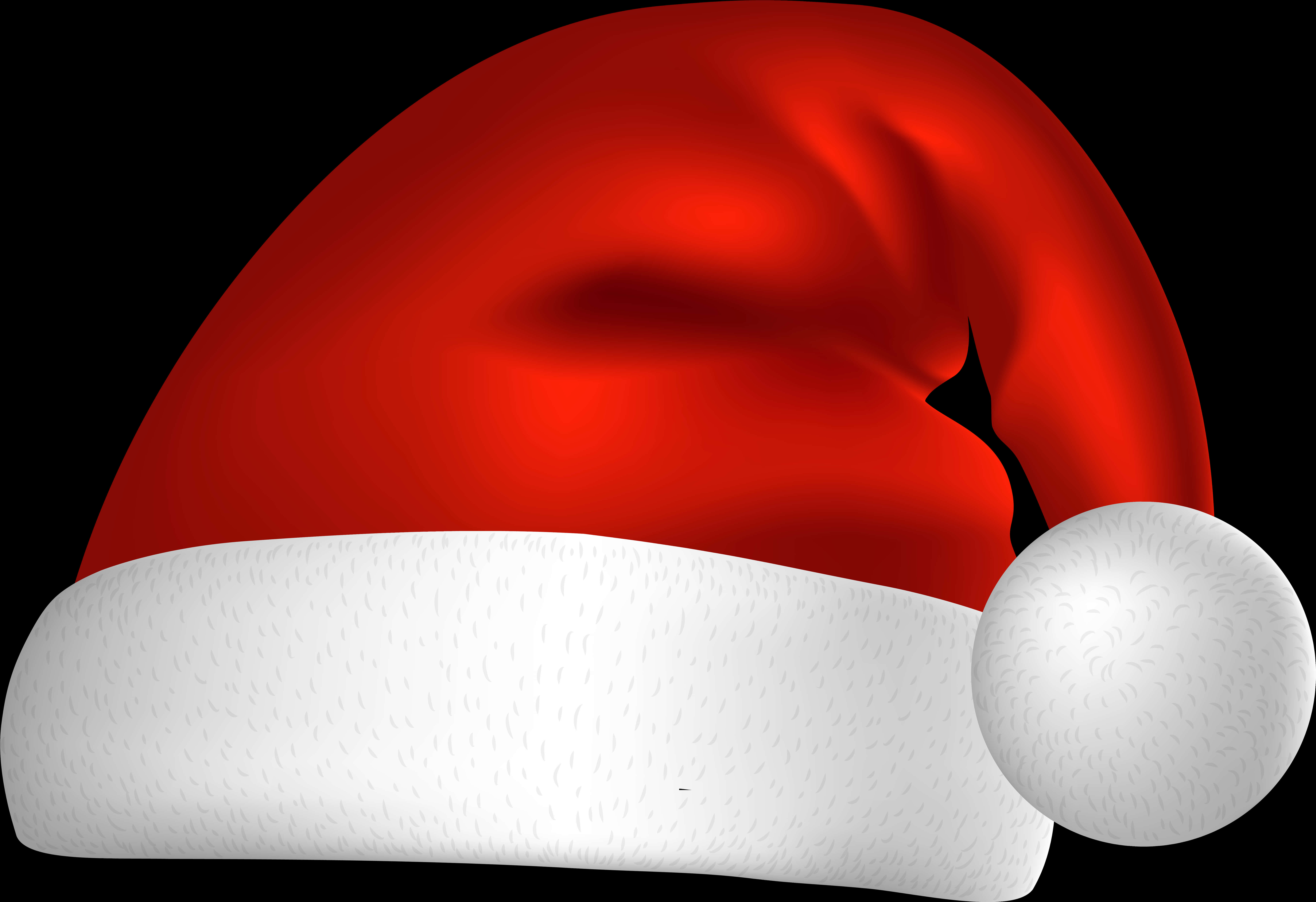 Santa Claus Hat Illustration PNG