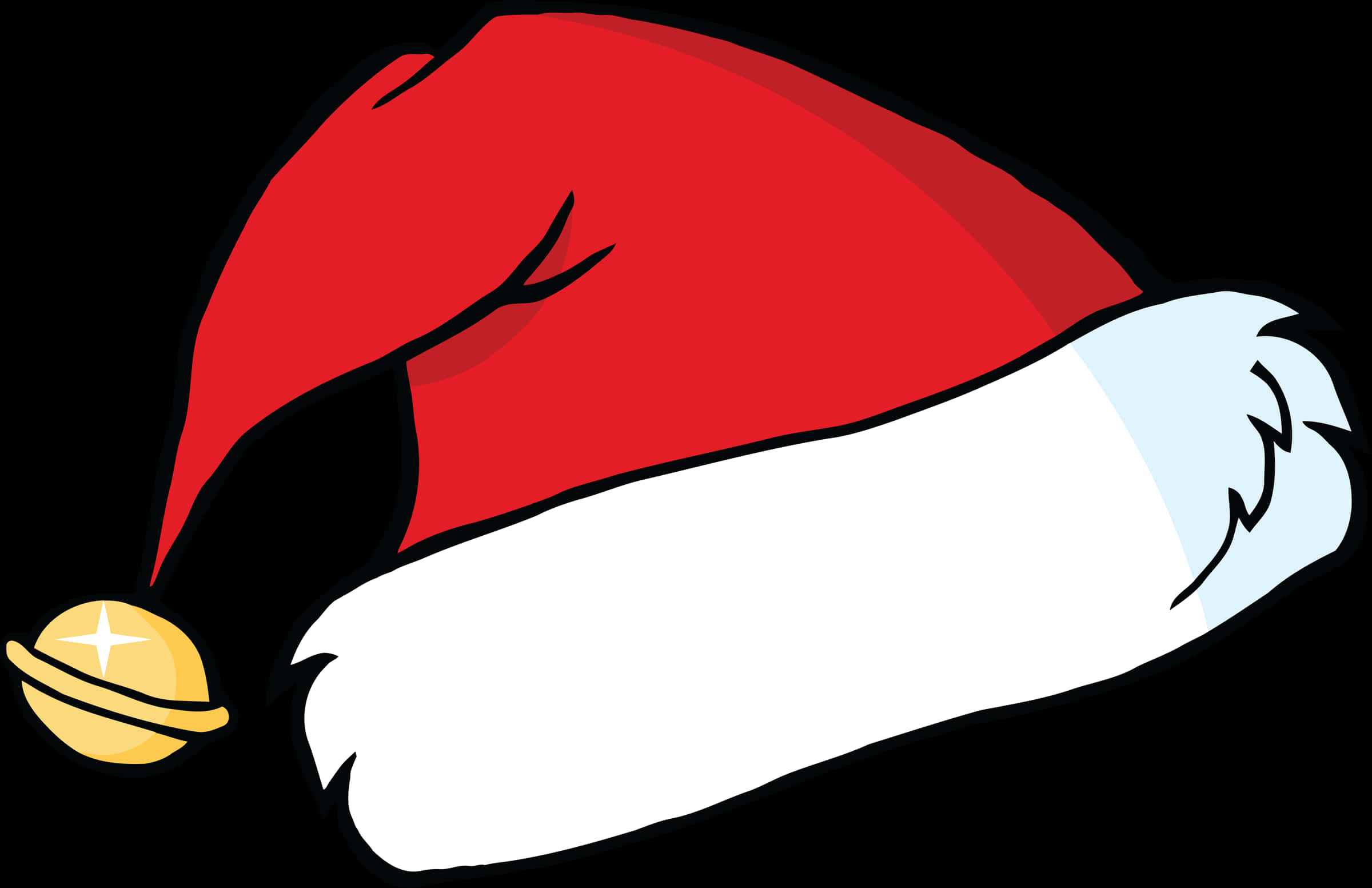 Santa Claus Hat Illustration PNG