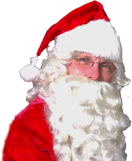 Santa Claus Portrait Transparent Background PNG
