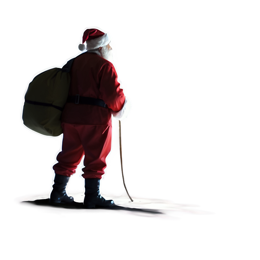 Download Santa Claus Silhouette Png Gro | Wallpapers.com