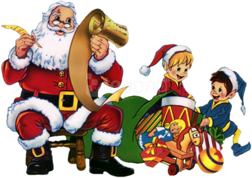 Santa_ Elves_ Holiday_ Celebration PNG