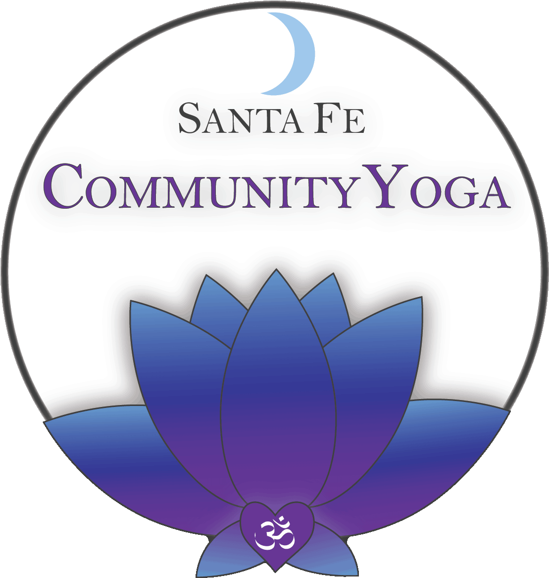 Santa Fe Community Yoga Logo PNG