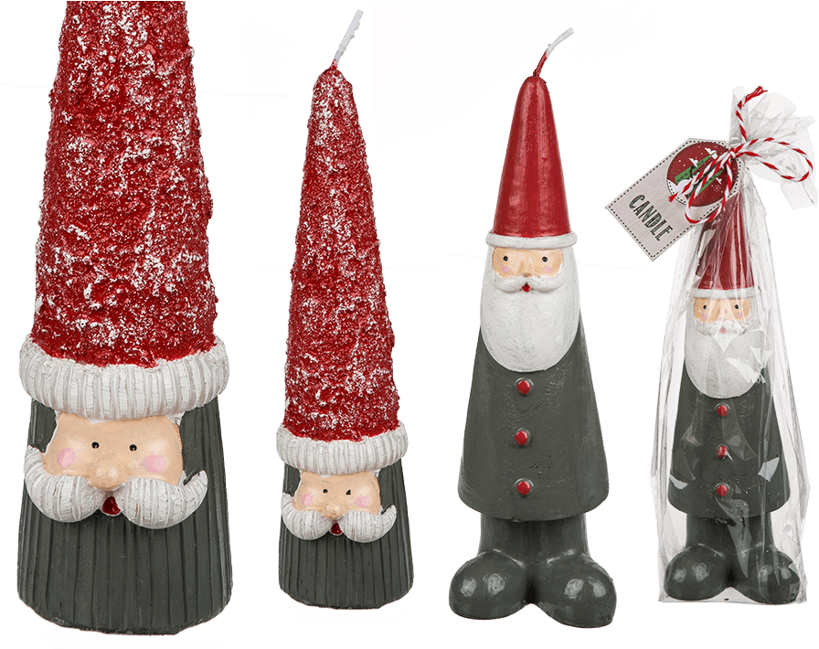 Santa Figurines Collection PNG