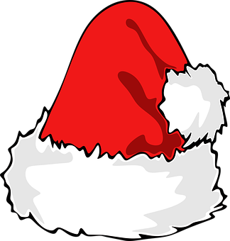 Download Santa Hat Vector Illustration | Wallpapers.com