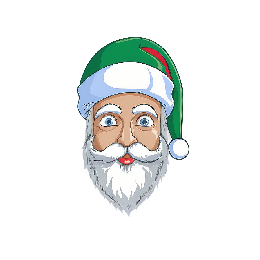 Download Santa Hat With Beard Png Wkj | Wallpapers.com