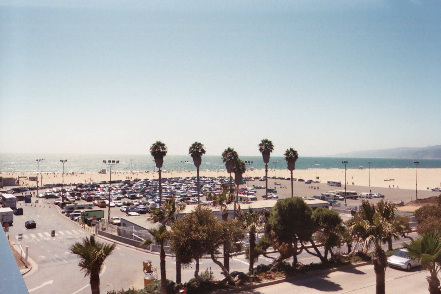Vistada Praia De Santa Monica. Papel de Parede