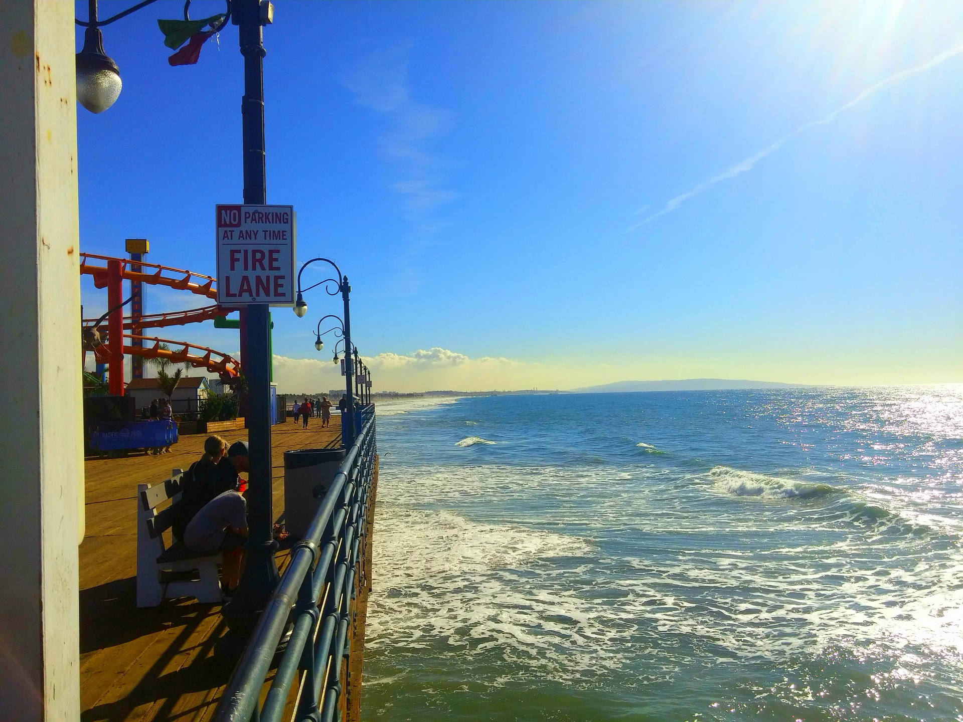 Orlado Pier De Santa Monica. Papel de Parede