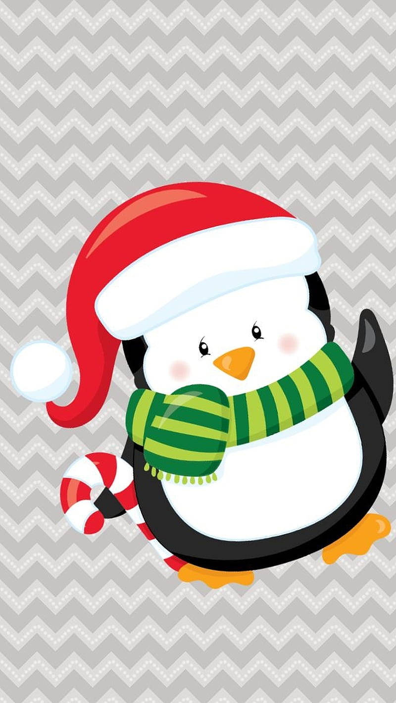 Santa Penguin Christmas Phone