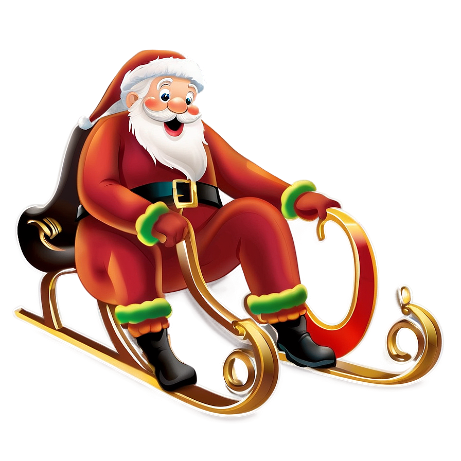 Download Santa Sleigh Png Opf27 | Wallpapers.com