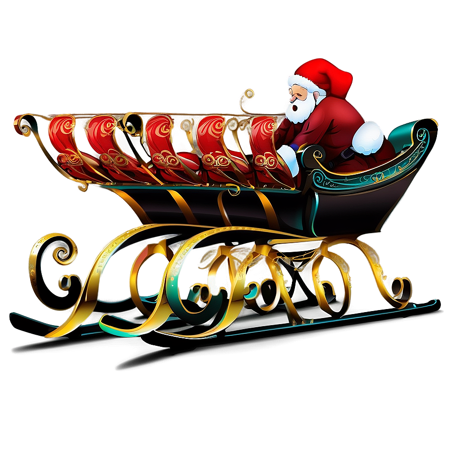 Download Santa Sleigh Png Pxi 8152