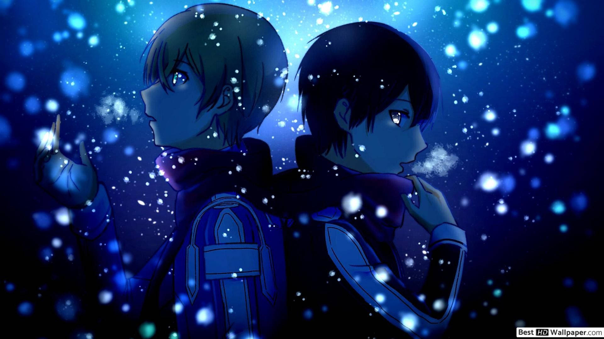 The Winter Adventures of Eugeo and Kirito from Sword Art Online: Alicization Wallpaper