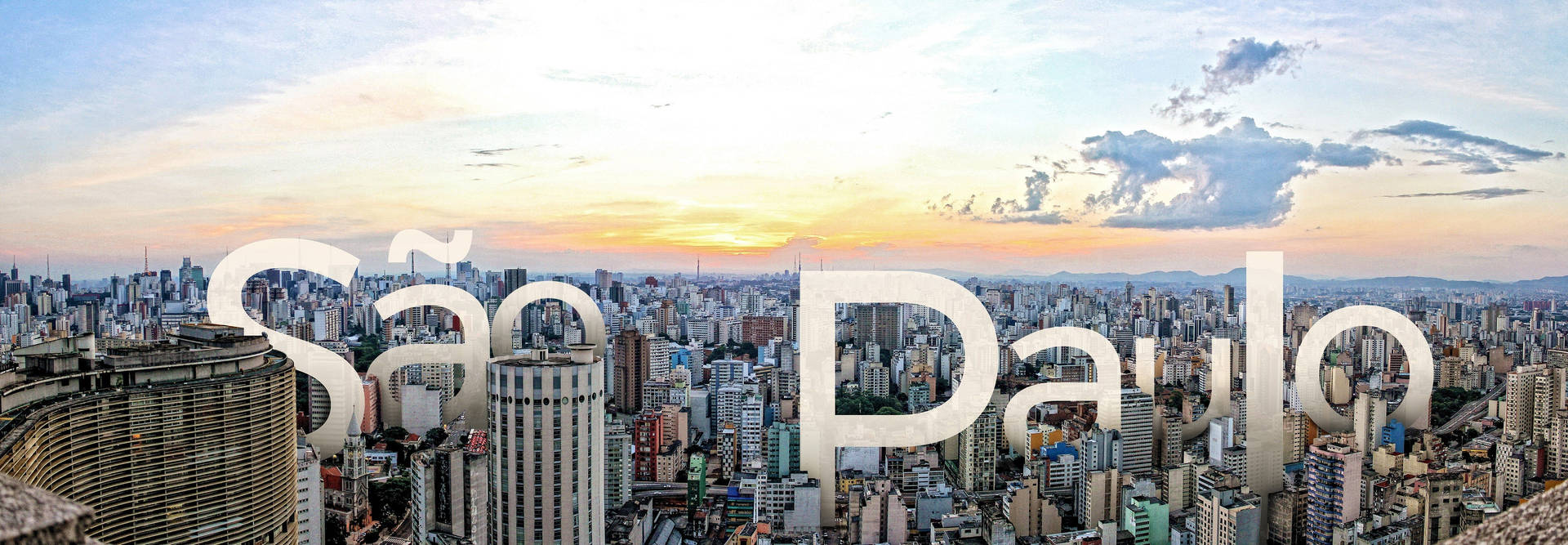 Sao Paulo Brazil Cityscape Background