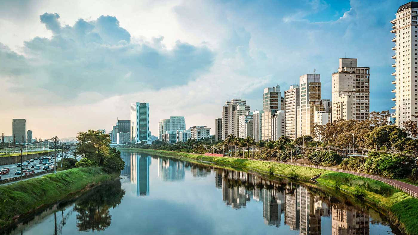 Sao Paulo Brazil Landscape Background
