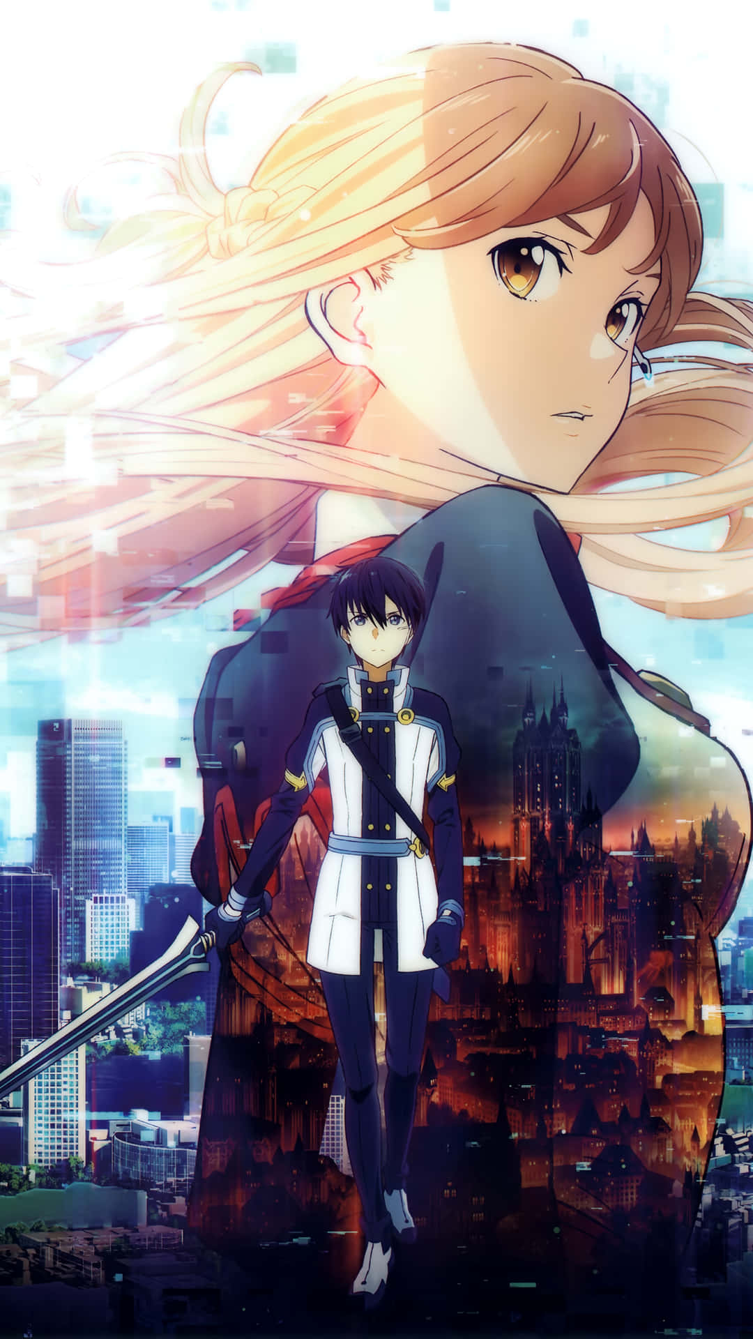 Live Life Unstoppable with Sao Phone Wallpaper