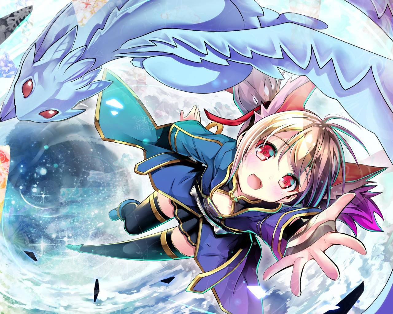 Silica and Pina Whirlwind in Sword Art Online Wallpaper