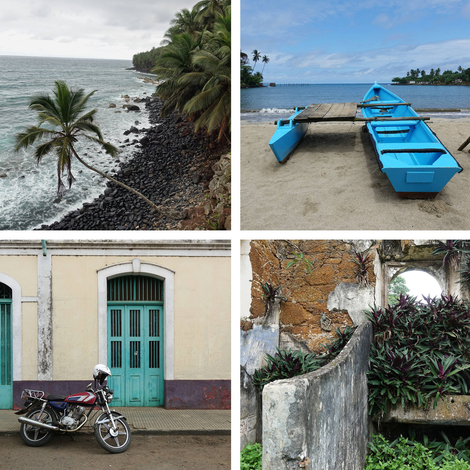 Sao Tome And Principe Collage Wallpaper