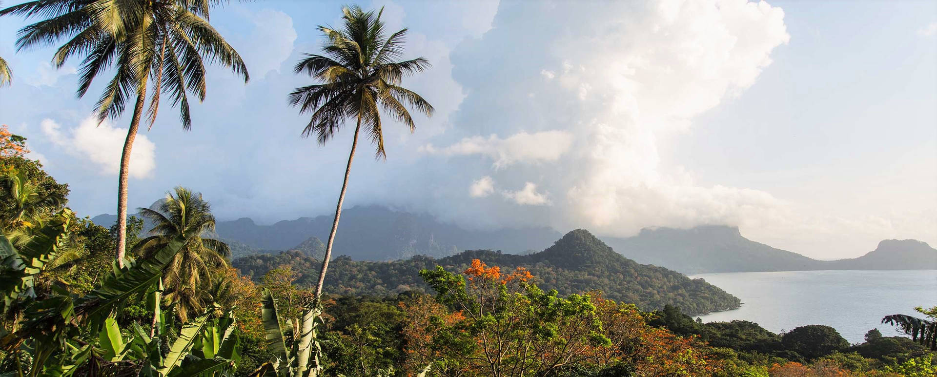 Sao Tome And Principe Island Panorama Wallpaper