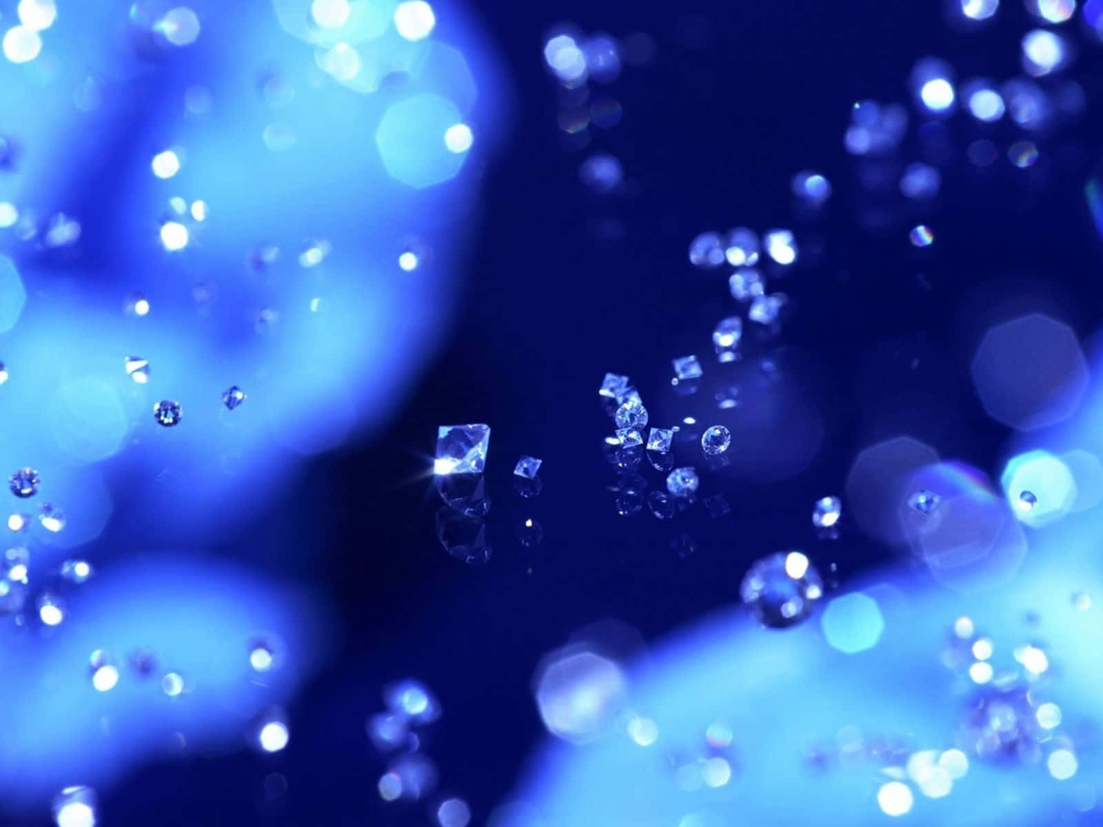 Bejeweled in the bright hue, this sapphire blue harkens to the rich beauty of the night sky. Wallpaper