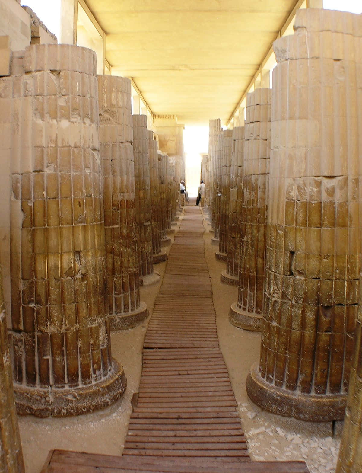 Saqqara Pyramid Corridor Wallpaper