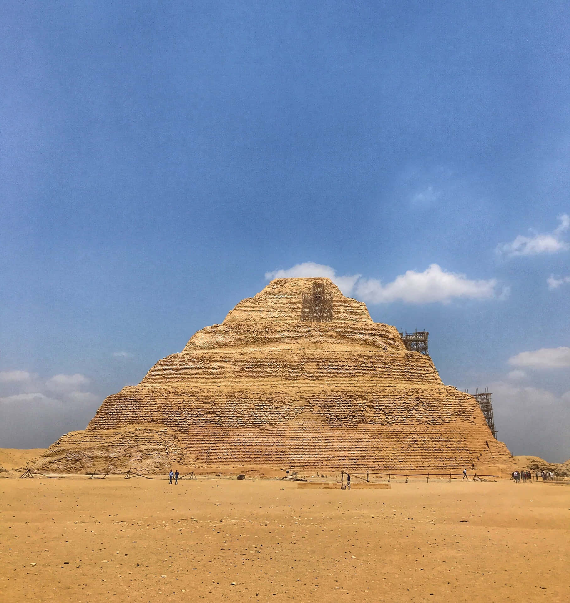 Saqqara Pyramid From Afar Wallpaper
