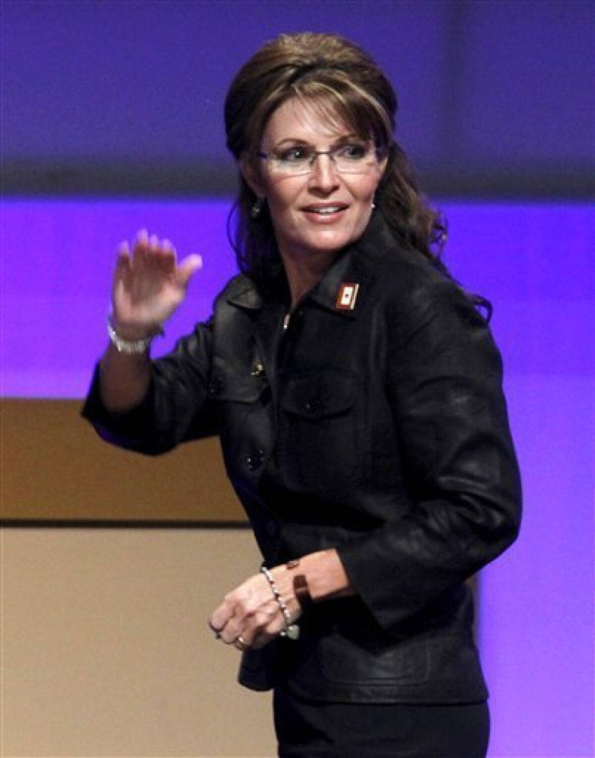 "Sarah Palin Gazing Off To The Side" Wallpaper