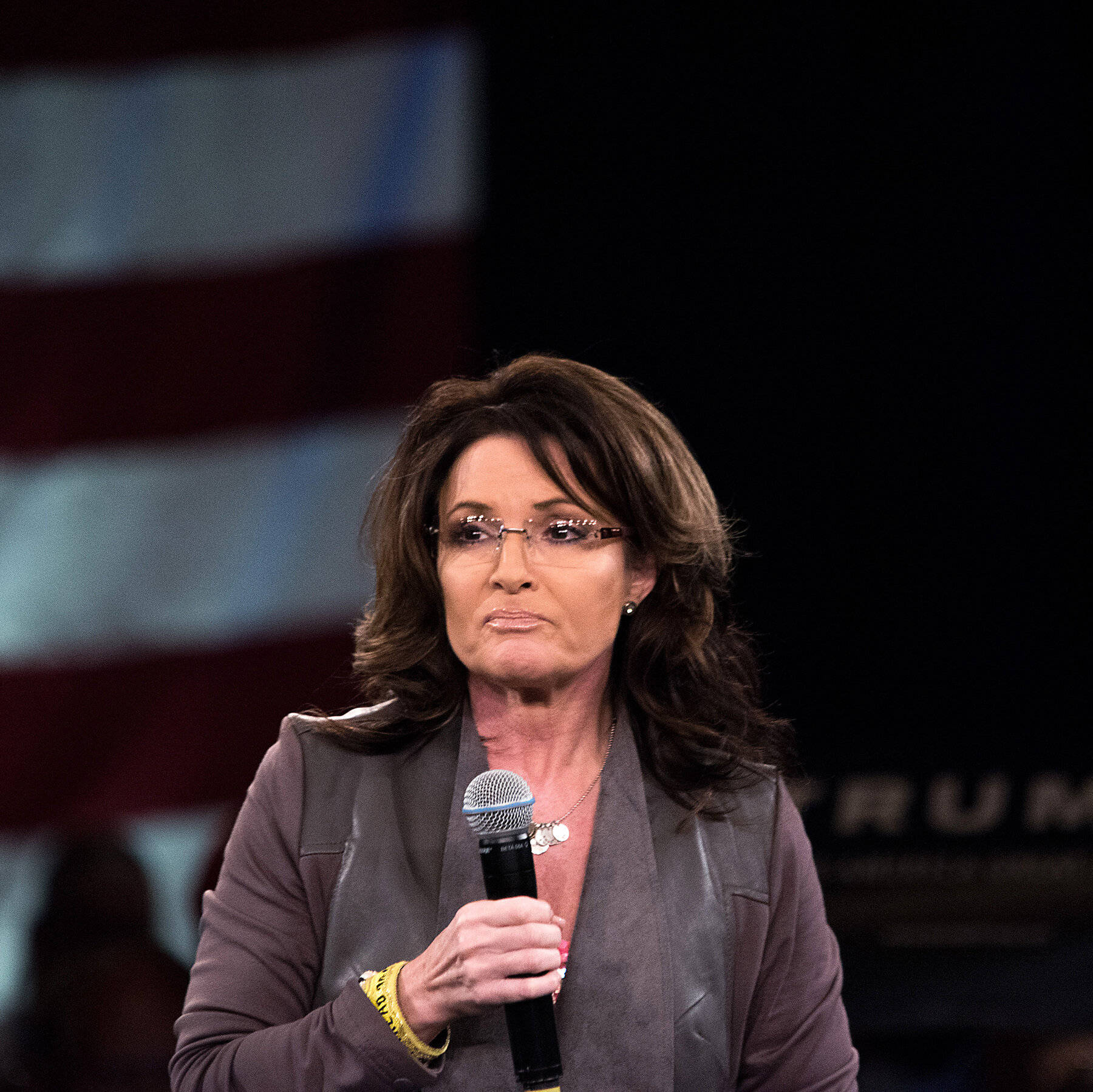 Sarah Palin With Sad Face Wallpaper