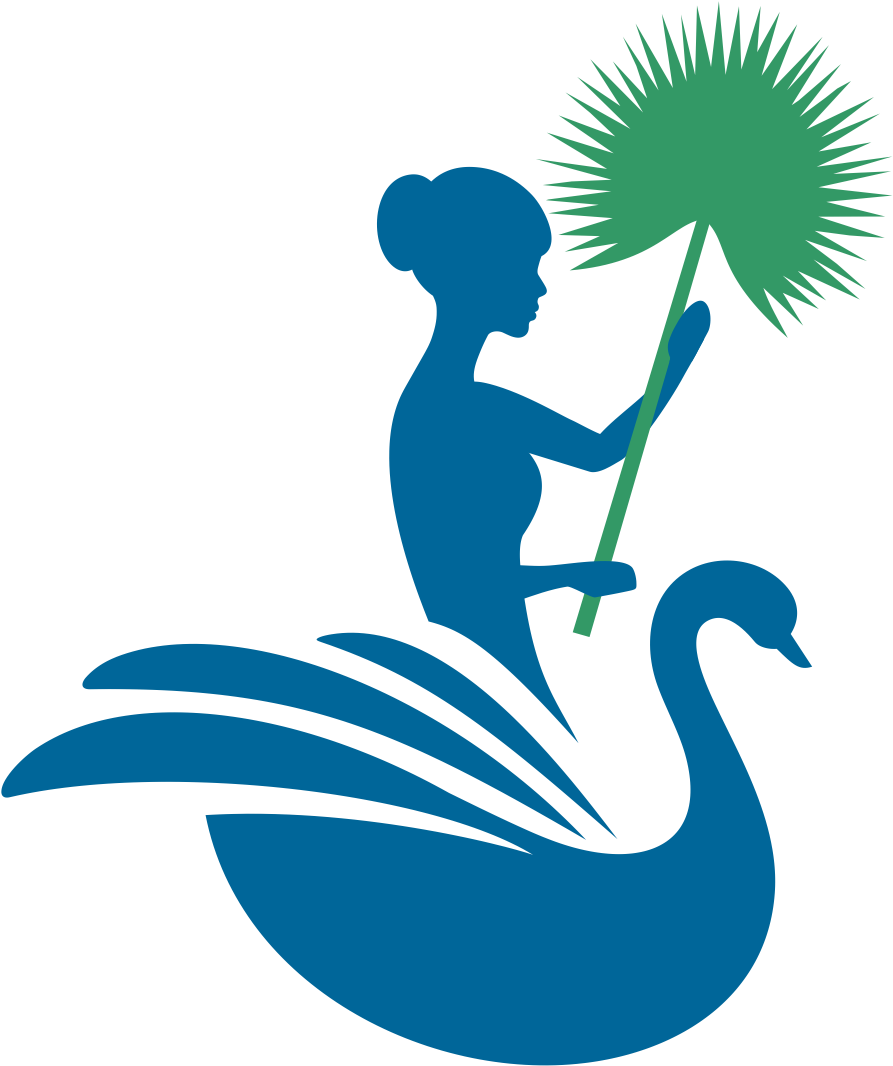 Saraswati Goddess Silhouetteon Swan PNG