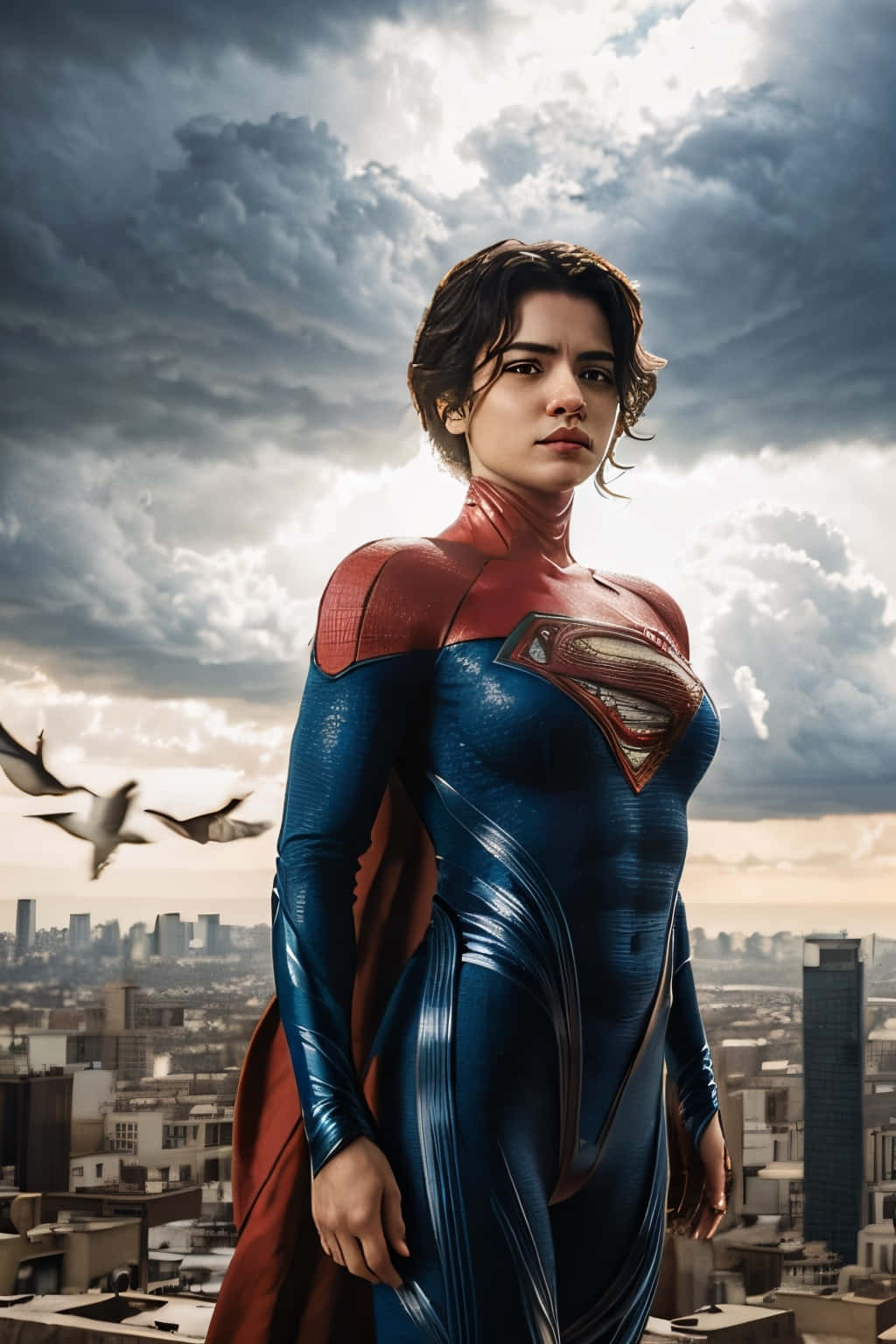 Sasha Calle Supergirl Costume Reveal Wallpaper