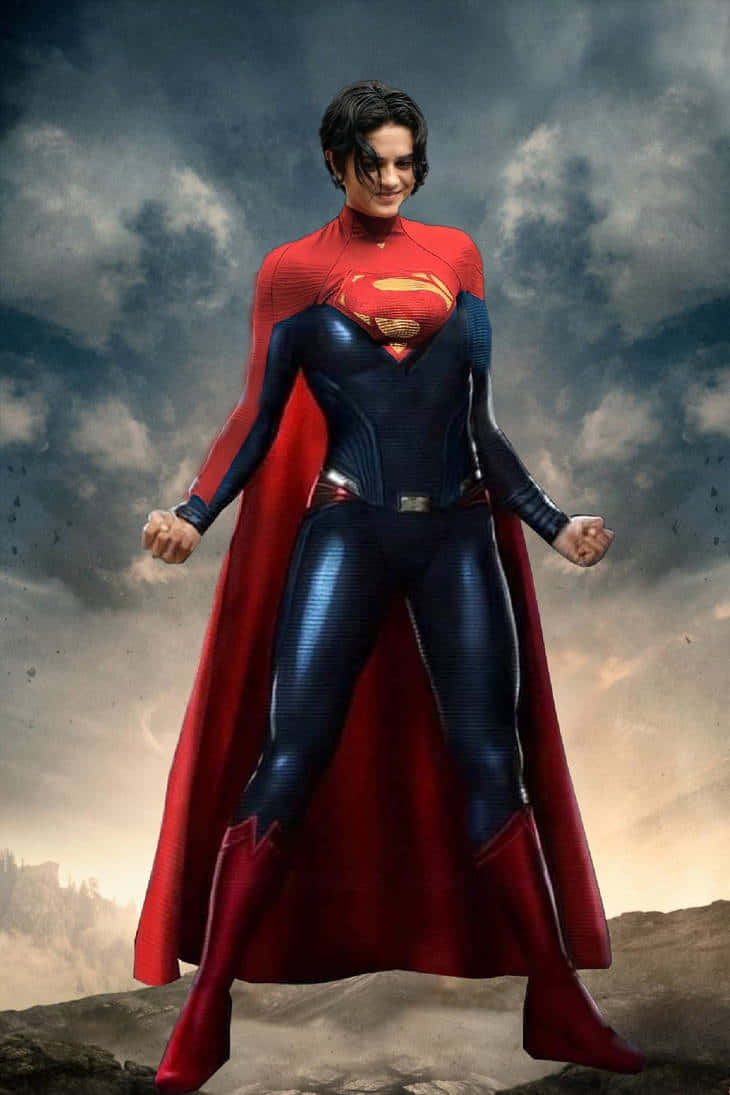 Sasha Calle Supergirl Power Stance Wallpaper