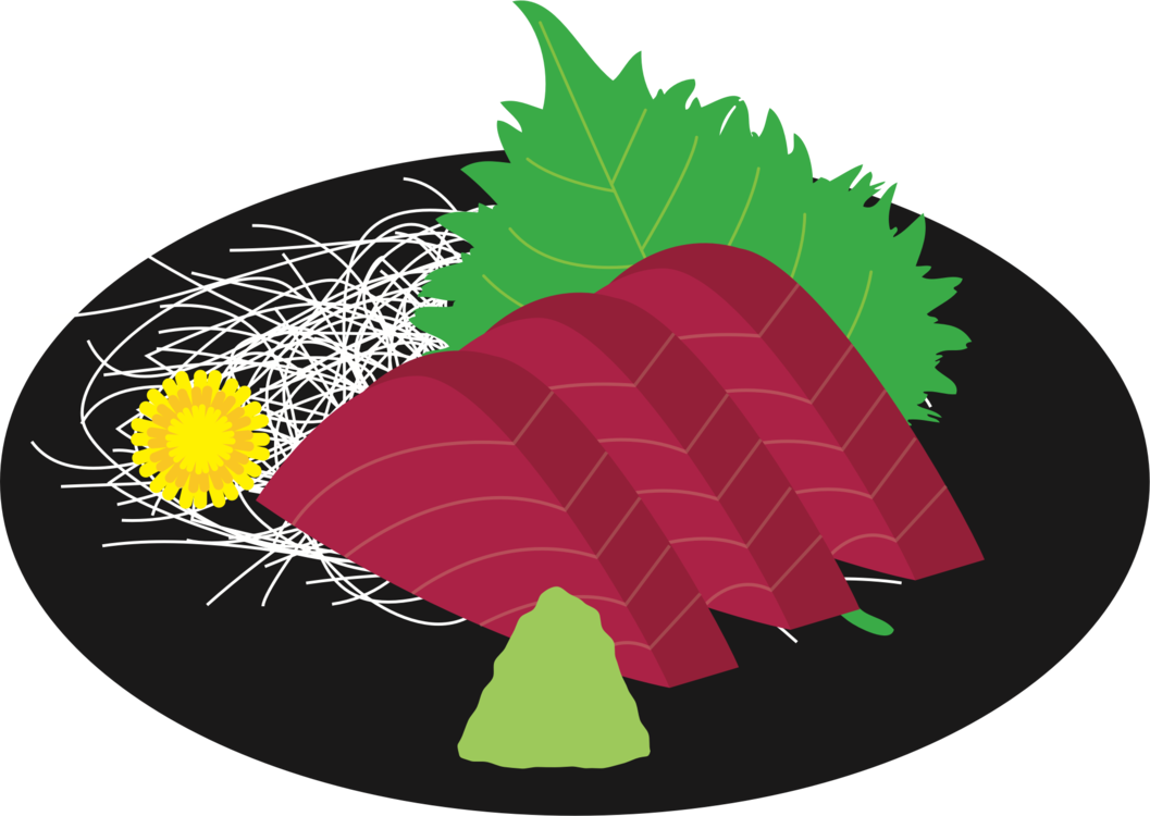 Sashimi Platter Illustration PNG