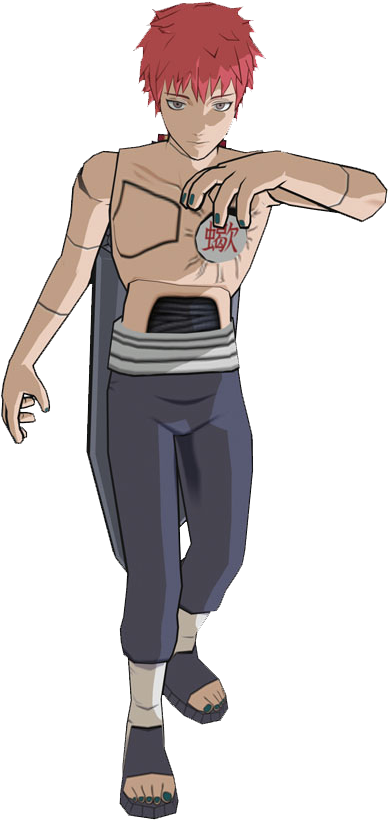 Sasori Akatsuki Puppet Master Stance PNG