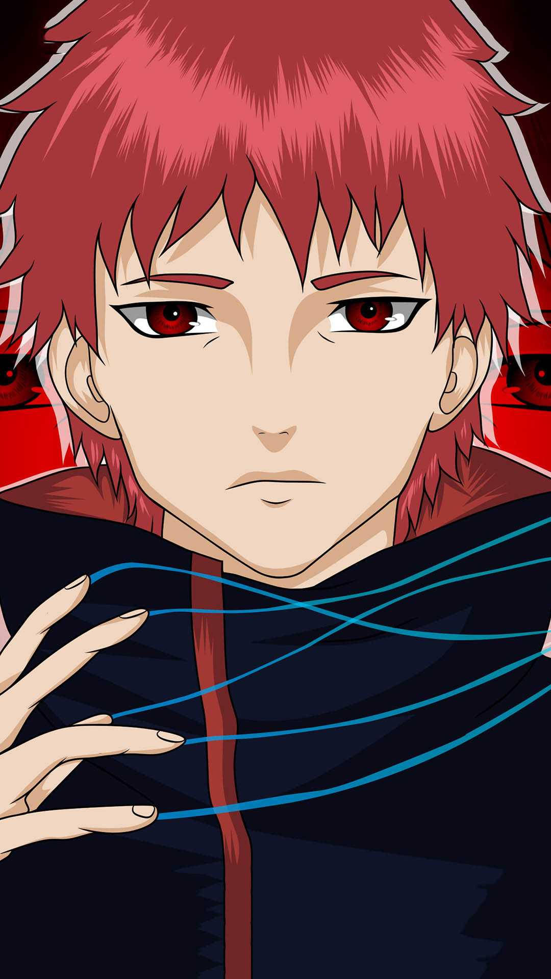 Sasori Crimson Eyed Naruto Anime Wallpaper
