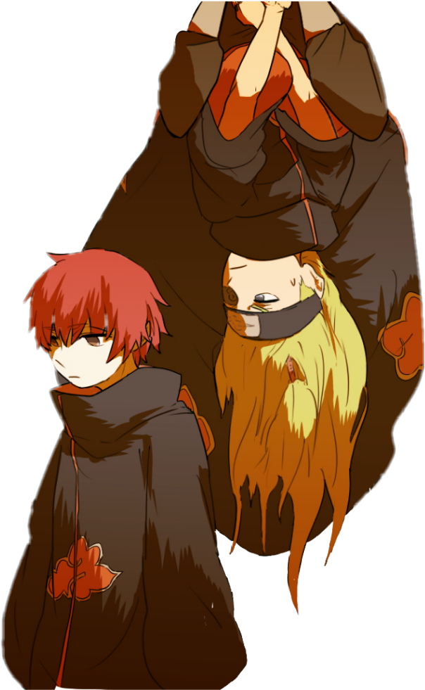 Sasoriand Deidara Akatsuki Duo PNG