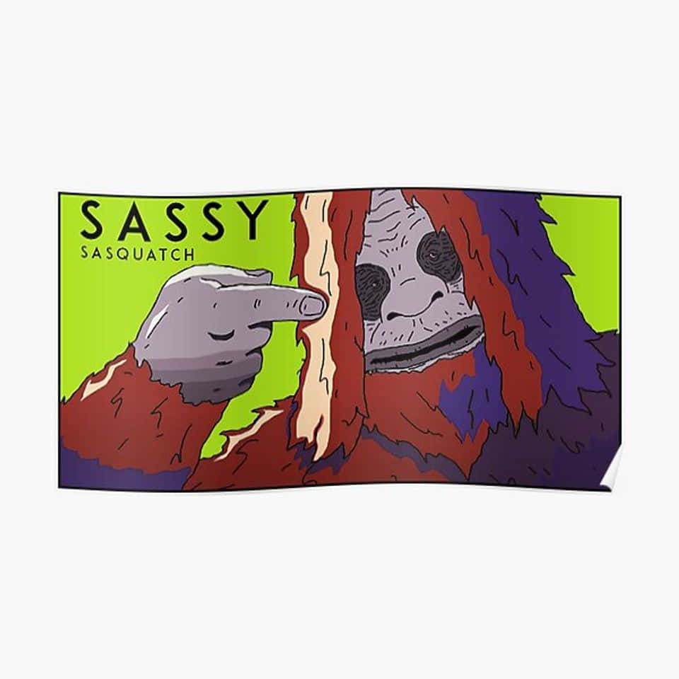 Sassy The Sasquatch Artwork Wallpaper