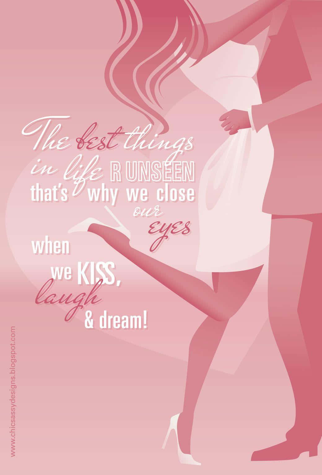 Dream close. Кисс Dream. Обои на айфон любовь стиль. Kiss Dream le. Pink Valentine Eve.