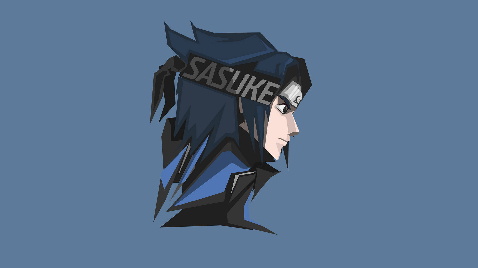 Sasuke 3d Sticker 4k Wallpaper