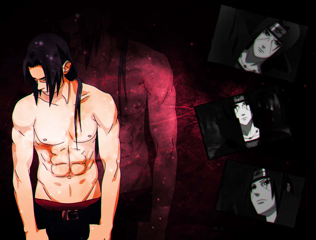 Brothers for life - an epic moment between Sasuke and Itachi Wallpaper