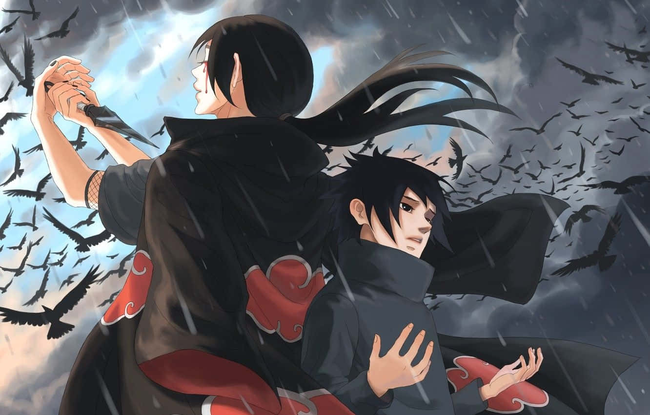 Brødre i Våben: Sasuke & Itachi skal have deres eget tapet! Wallpaper