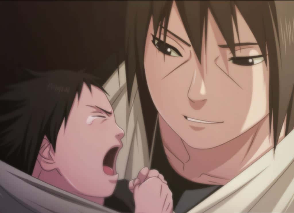 Sasukey Itachi Uchiha Bebés. Fondo de pantalla