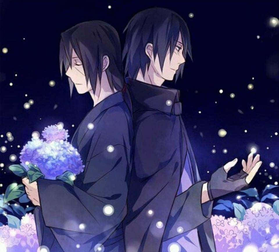Sasuke og Itachi brødre Wallpaper