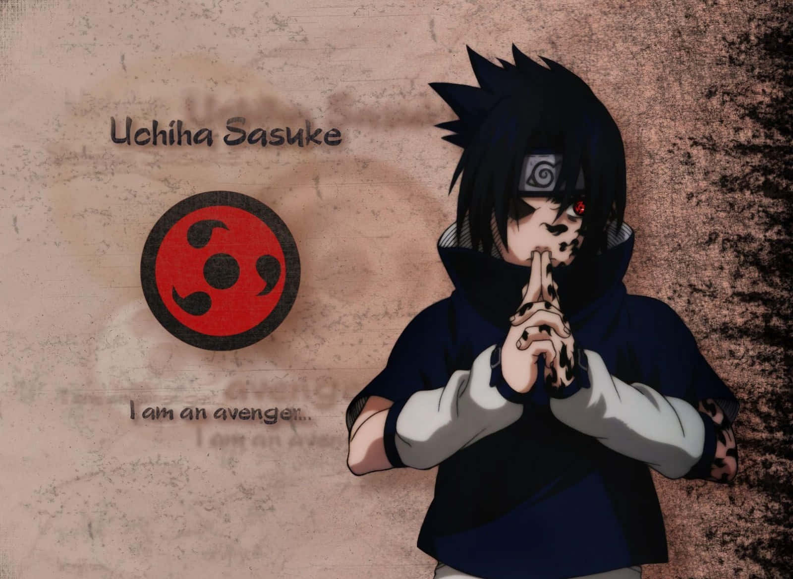 Join Sasuke on a daring journey as he overthrows his Curse Wallpaper