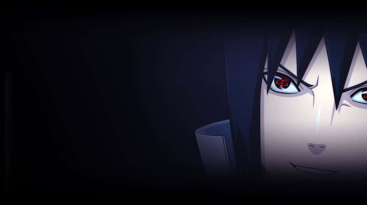 "The determined and intense face of Sasuke Uchiha" Wallpaper